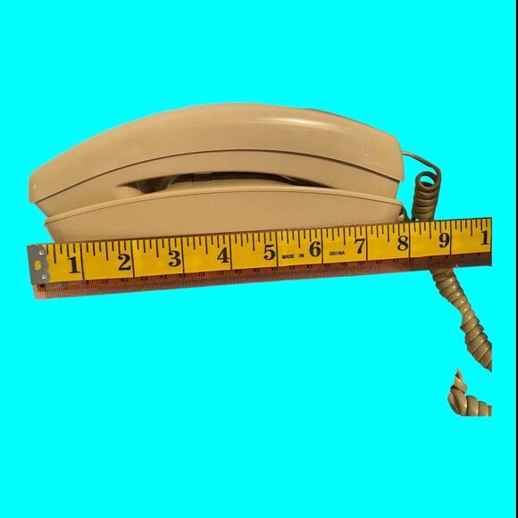 Vintage Retro Yellow Pac Tel Princess Push Button Phone Working - Picture 9 of 10